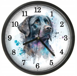 Pies 1 Zegar z Pupilem z szybką Bezgłośny mechanizm wiele wzorów