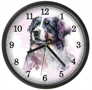 Pies 4 Zegar z Pupilem z szybką Bezgłośny mechanizm wiele wzorów