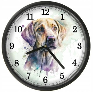 Pies 5 Zegar z Pupilem z szybką Bezgłośny mechanizm wiele wzorów