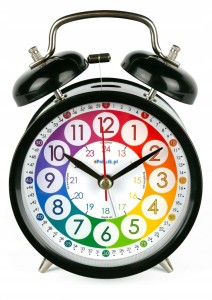 B1 Budzik w stylu retro Nauczyciel czasu Głośny dzwonek Do nauki dla dzieci Czarny