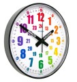 Nauczyciel czasu Cichy zegar ścienny do nauki dla dzieci 28 cm B3