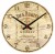 Zegar ścienny Grawer laserowy Styl etykiety Jack Daniels OSB 38 cm