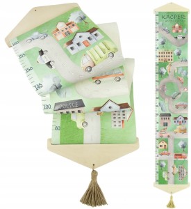 Miarka wzrostu dla dzieci na PŁÓTNIE Miasto Imię i / lub data dziecka