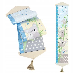 Miarka wzrostu dla dzieci na PŁÓTNIE Koala (n)