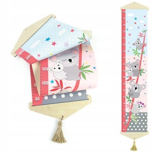 Miarka wzrostu dla dzieci na PŁÓTNIE Koala (r)