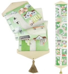 Miarka wzrostu dla dzieci na PŁÓTNIE Miasto